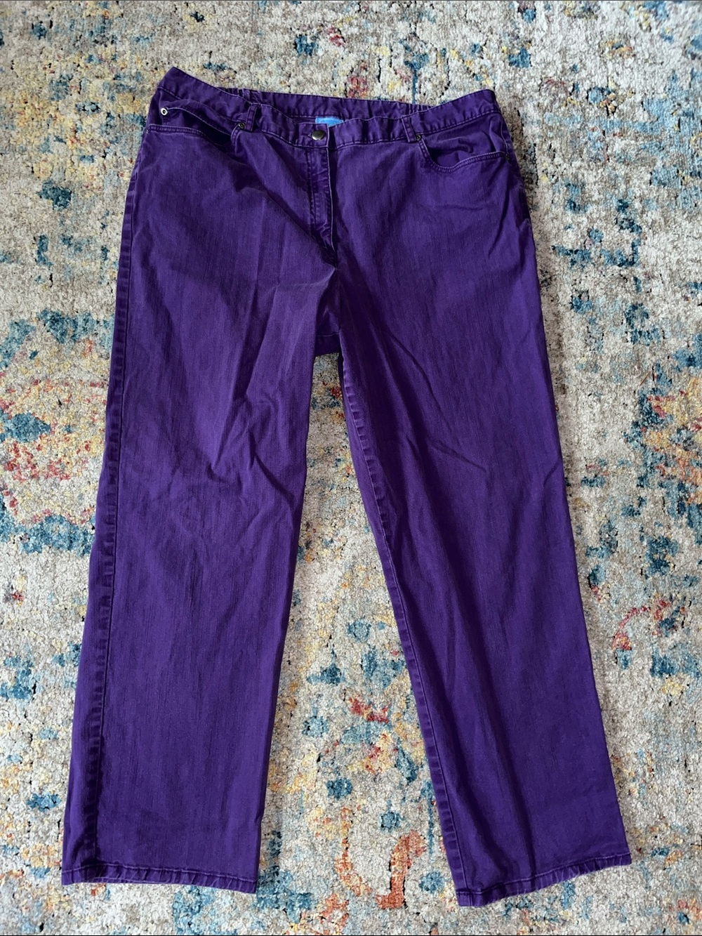 Purple Women’s Straight-Leg Pants
